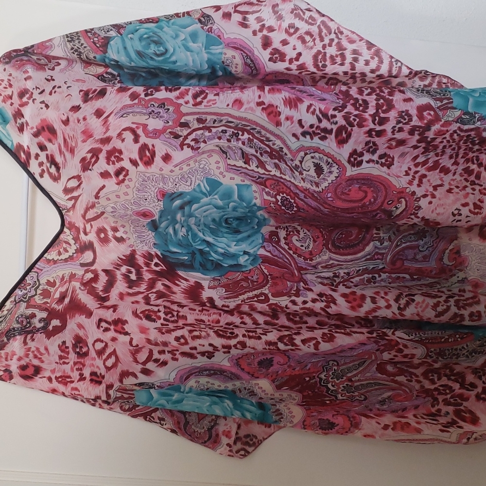 Multi colored rose shirt